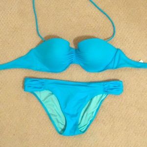 Victoria Secret 2-piece teal/blue bikini